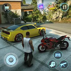 Download Gangster Vegas Crime 3D Sim MOD [Unlimited money/gems] + MOD [Menu] APK for Android