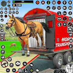 Download Wild Animals Transport Truck MOD [Unlimited money/gems] + MOD [Menu] APK for Android