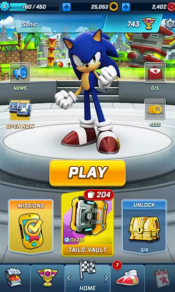 Download Sonic Forces - Running Battle MOD [Unlimited money/gems] + MOD [Menu] APK for Android