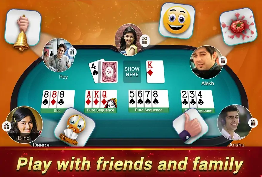 Download Rummy Gold (With Fast Rummy) - MOD [Unlimited money/coins] + MOD [Menu] APK for Android