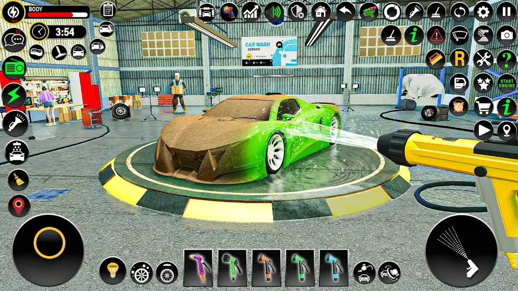 Download Car Wash Game : Power Wash Sim MOD [Unlimited money/coins] + MOD [Menu] APK for Android