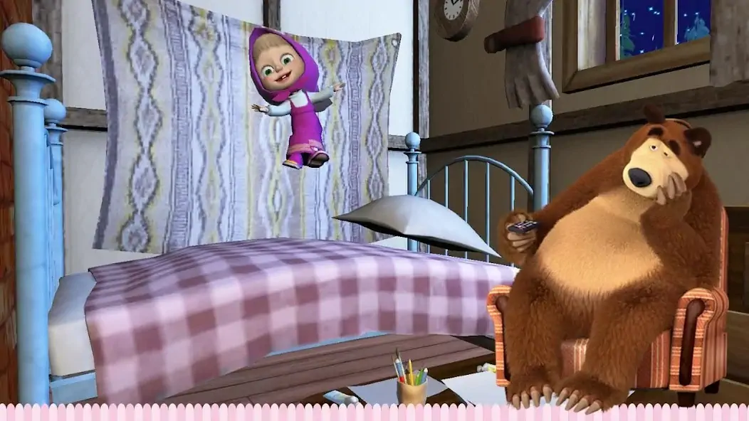 Download Masha and the Bear: Good Night MOD [Unlimited money/coins] + MOD [Menu] APK for Android