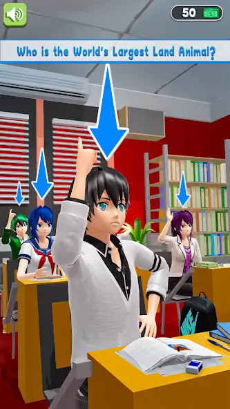 Download Anime School Teacher Simulator MOD [Unlimited money/gems] + MOD [Menu] APK for Android