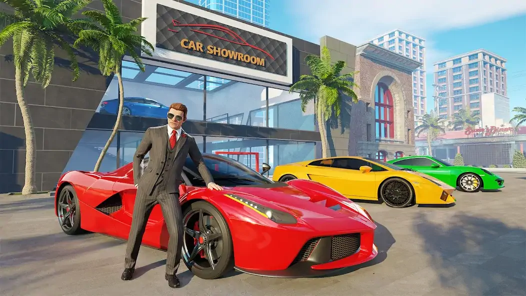 Download Car Dealer Job Sim Tycoon Game MOD [Unlimited money/gems] + MOD [Menu] APK for Android