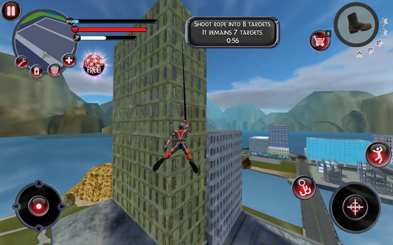 Rope Hero v3.7.1 APK Мод (Много денег) Screenshot 3 Rope Hero v3.7.1 APK Мод (Много денег) Screenshot 3