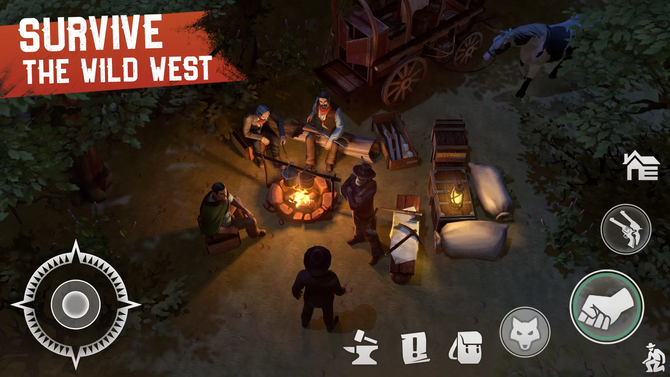 Westland Survival: Вестерн RPG v11.5.2 APK Мод (Меню, Разблокирован VIP, Режим бога) Screenshot 3 Westland Survival: Вестерн RPG v11.5.2 APK Мод (Меню, Разблокирован VIP, Режим бога) Screenshot 3