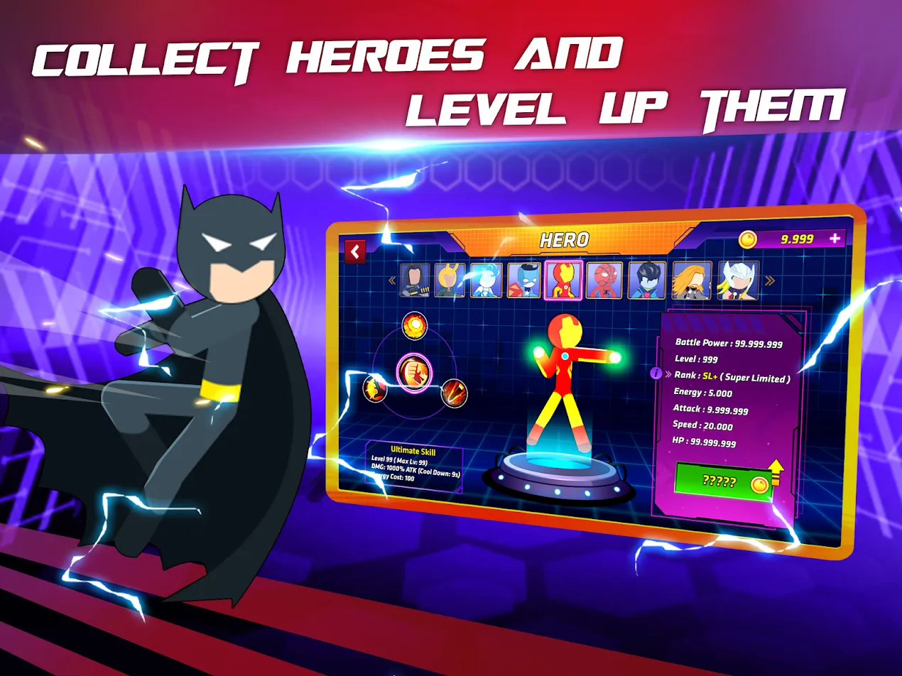 Heroes Battle: Auto-battler RPG [мод: большая скорость атаки] Screenshot 5