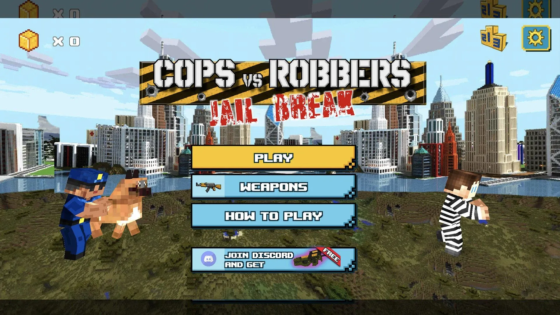 Cops Vs Robbers: Jailbreak v1.156 APK Мод (Режим бога) Screenshot 1 Cops Vs Robbers: Jailbreak v1.156 APK Мод (Режим бога) Screenshot 1