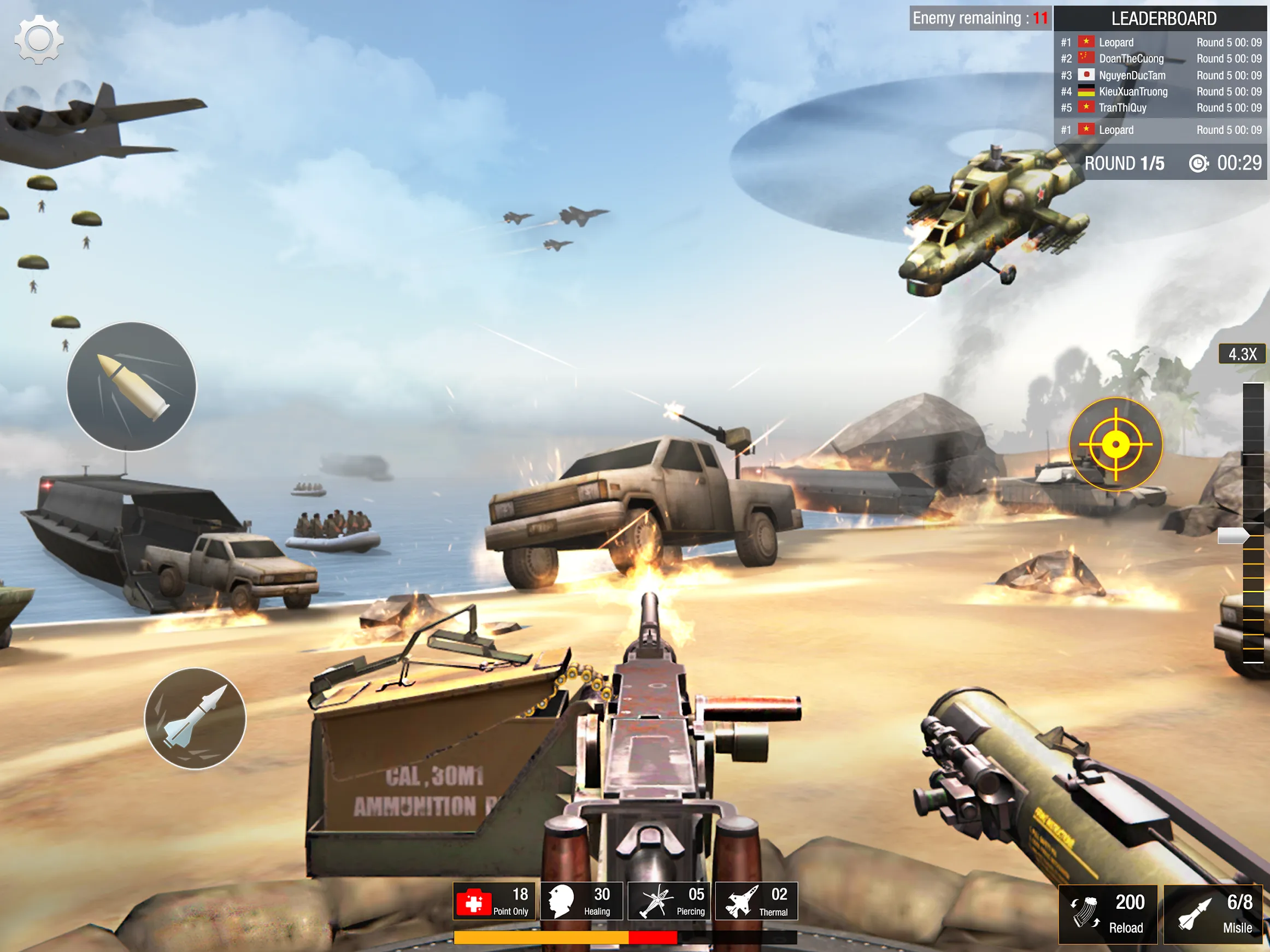 Guns of Boom PTS v30.1.84 APK Мод (Бесконечные боеприпасы) Screenshot 2