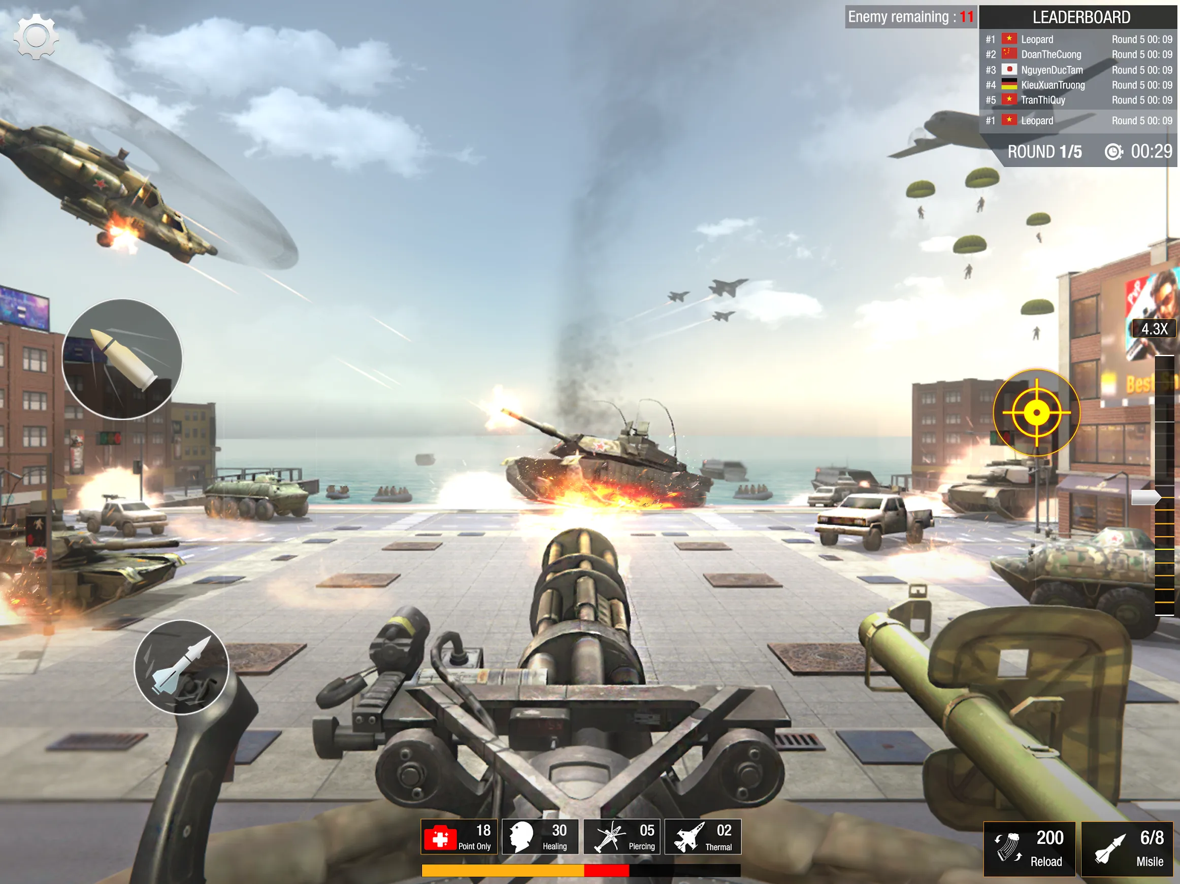 Guns of Boom PTS v30.1.84 APK Мод (Бесконечные боеприпасы) Screenshot 3