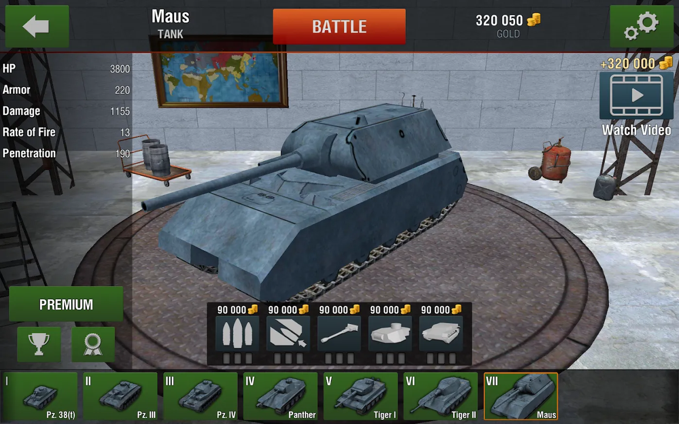 Big Battle 3D [мод: много денег] Screenshot 1