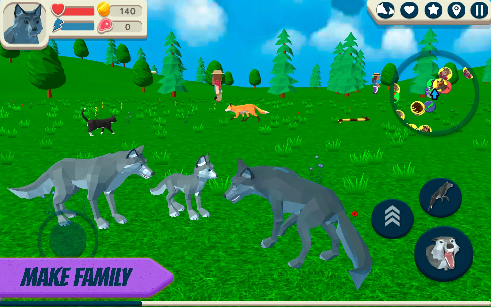 Симулятор Семьи Белого Тигра Онлайн [мод: много денег] Screenshot 3
