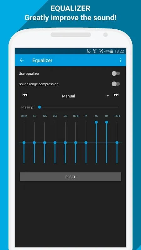 Громкость музыки Эквалайзер – Усилитель баса (Music Volume EQ) Premium [мод: всё открыто] Screenshot 2
