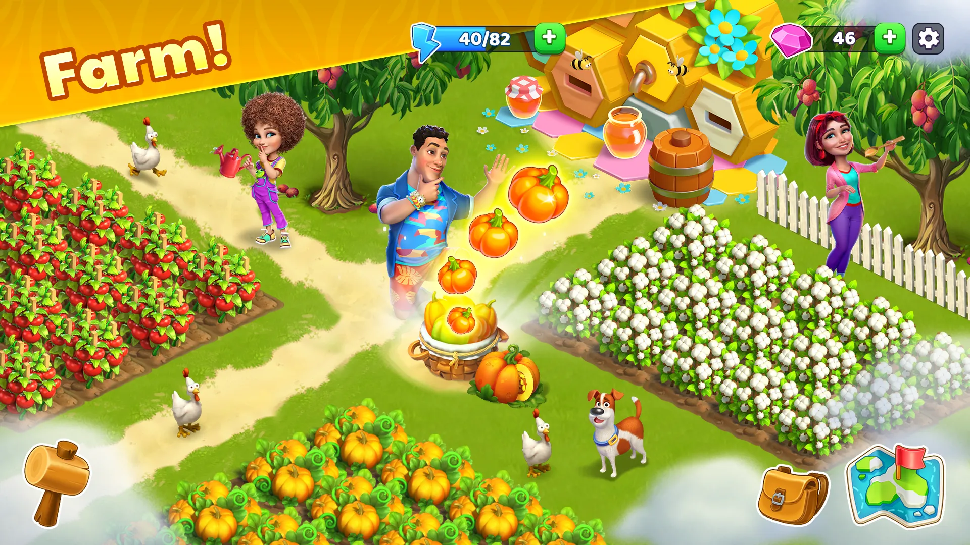 Bermuda Adventures: игра-ферма v1.19.0 APK Мод (Бесплатные покупки) Screenshot 1 Bermuda Adventures: игра-ферма v1.19.0 APK Мод (Бесплатные покупки) Screenshot 1