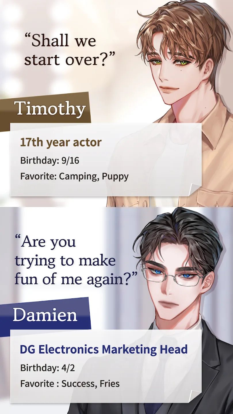 Dear My God : otome story game [мод: бесплатные премиум выборы] Screenshot 3