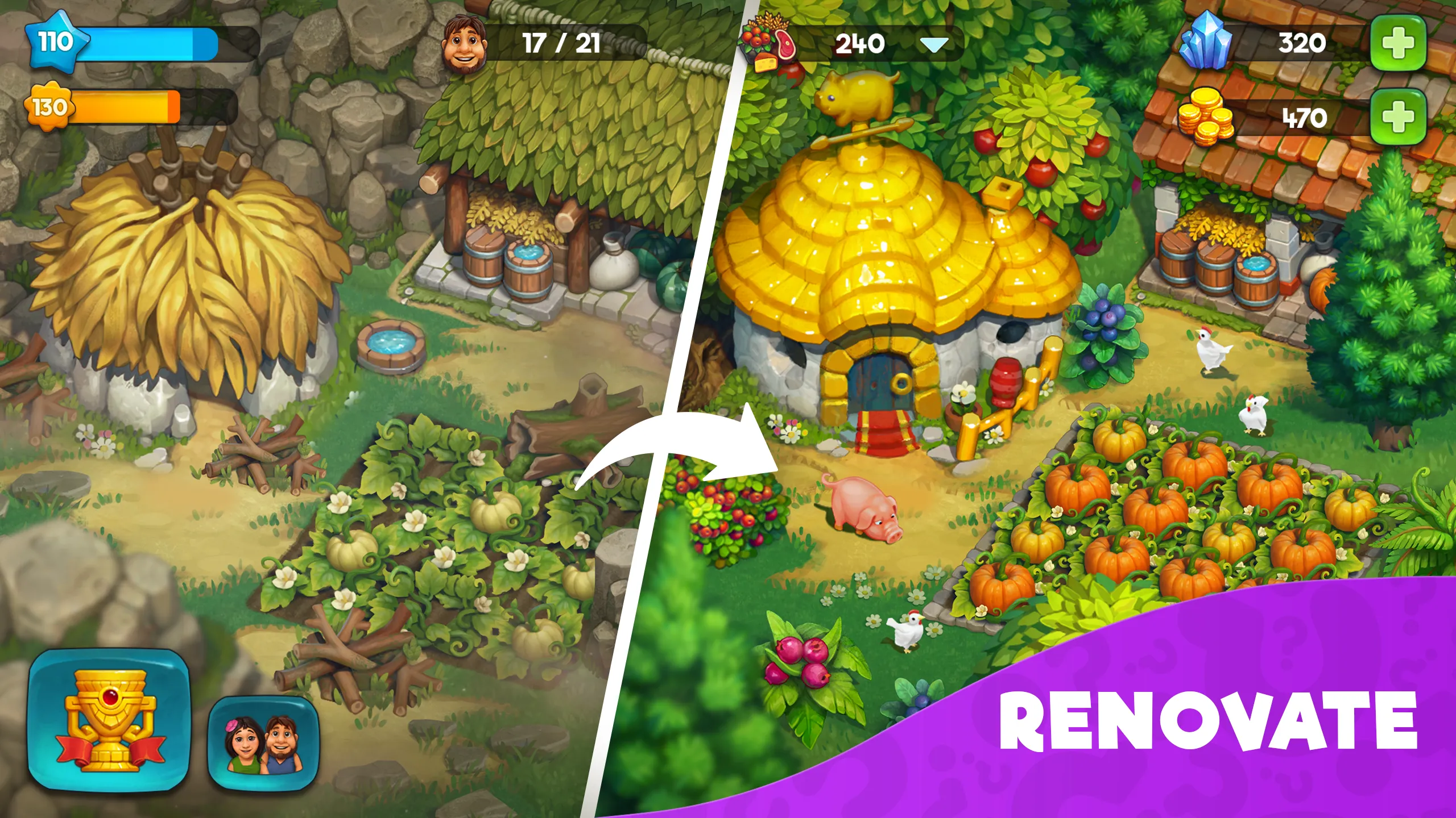 Chaos Road: Гонки и сражения v5.18.4 APK Мод (Меню, Множитель урона, Режим бога) Screenshot 2