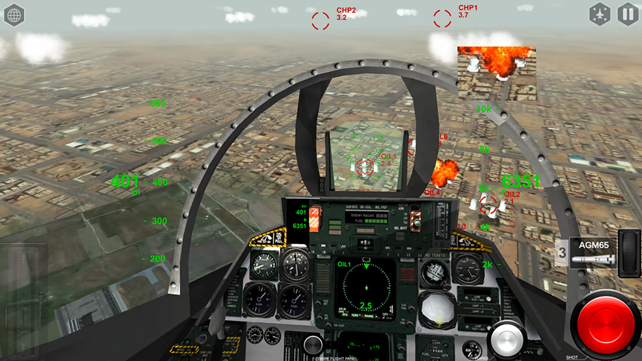 AirFighters Pro v4.3.2 APK Мод (Меню, Разблокированы все самолёты) Screenshot 2