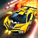 Chaos Road: Гонки и сражения v5.18.4 APK Мод (Меню, Множитель урона, Режим бога)