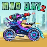 Mad Day 2: Shoot the Aliens [мод: много топлива]