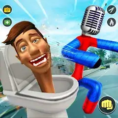 Download Monster Toilet Head Rope Game MOD [Unlimited money] + MOD [Menu] APK for Android