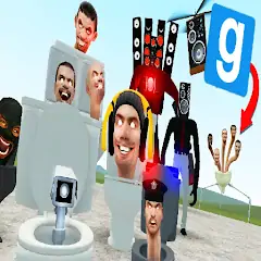 Download Skibidi Toilet For Gmod MOD [Unlimited money/coins] + MOD [Menu] APK for Android
