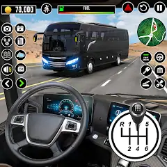 Download Bus Driving School : Bus Games MOD [Unlimited money/gems] + MOD [Menu] APK for Android