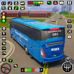 Download US City Coach Bus Driving Game MOD [Unlimited money/gems] + MOD [Menu] APK for Android