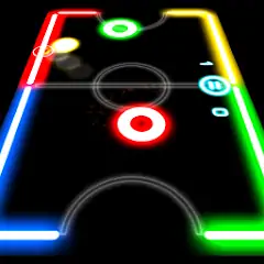 Download Glow Hockey MOD [Unlimited money/gems] + MOD [Menu] APK for Android