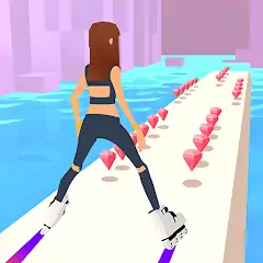Download Sky Roller: Rainbow Skating MOD [Unlimited money/gems] + MOD [Menu] APK for Android
