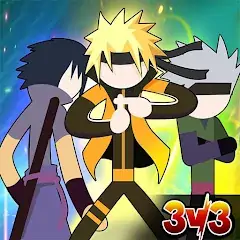 Download Stickman Ninja - 3v3 Battle MOD [Unlimited money/coins] + MOD [Menu] APK for Android