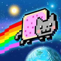 Download Nyan Cat: Lost In Space MOD [Unlimited money] + MOD [Menu] APK for Android