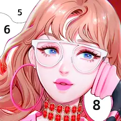 Download KPOP Paint by Number Coloring MOD [Unlimited money] + MOD [Menu] APK for Android