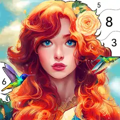 Download Girls Paint by Number Coloring MOD [Unlimited money/gems] + MOD [Menu] APK for Android