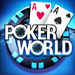 Download Poker World, Offline TX Holdem MOD [Unlimited money] + MOD [Menu] APK for Android