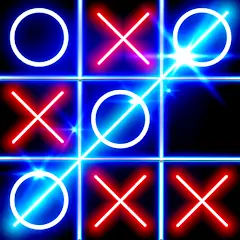 Download Tic Tac Toe Glow MOD [Unlimited money] + MOD [Menu] APK for Android