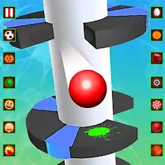 Download Helix Stack Jump : Helix Game MOD [Unlimited money/gems] + MOD [Menu] APK for Android