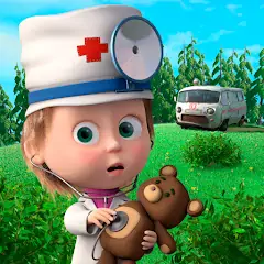 Download Masha and the Bear: Toy doctor MOD [Unlimited money/gems] + MOD [Menu] APK for Android