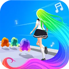 Download Dancing Hair - Music Race 3D MOD [Unlimited money/gems] + MOD [Menu] APK for Android
