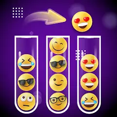 Download Emoji Sort Puzzle Master Game MOD [Unlimited money/coins] + MOD [Menu] APK for Android