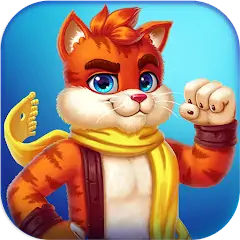 Download Cat Heroes - Match 3 Puzzle MOD [Unlimited money/coins] + MOD [Menu] APK for Android