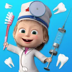 Download Masha and the Bear: Dentist MOD [Unlimited money] + MOD [Menu] APK for Android