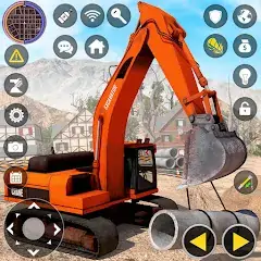Download Construction Excavator Game 3D MOD [Unlimited money/coins] + MOD [Menu] APK for Android