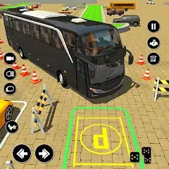 Download Bus Parking Game: 3D Bus Games MOD [Unlimited money/gems] + MOD [Menu] APK for Android