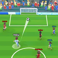 Download Soccer Battle - PvP Football MOD [Unlimited money/gems] + MOD [Menu] APK for Android