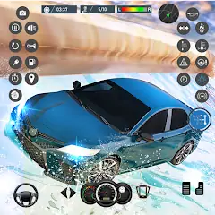 Download Water Slide Car Race games MOD [Unlimited money/coins] + MOD [Menu] APK for Android