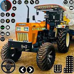 Download Indian Farming Tractor Driving MOD [Unlimited money/gems] + MOD [Menu] APK for Android