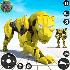 Download Wild Tiger Robot: Car Games MOD [Unlimited money] + MOD [Menu] APK for Android