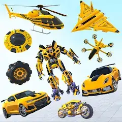 Download Robot Car Transform War Games MOD [Unlimited money/coins] + MOD [Menu] APK for Android