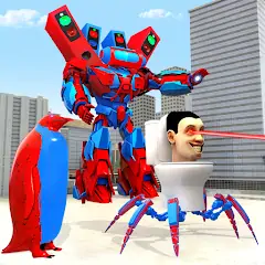 Download Toilet Monster Robot Games MOD [Unlimited money/gems] + MOD [Menu] APK for Android