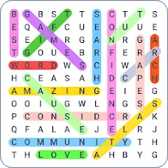 Download Word Search Colorful MOD [Unlimited money/coins] + MOD [Menu] APK for Android